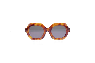 Lunettes de soleil marrons écailles