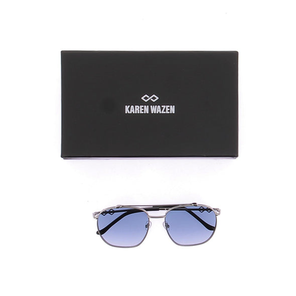 Lunettes de soleil argentées
