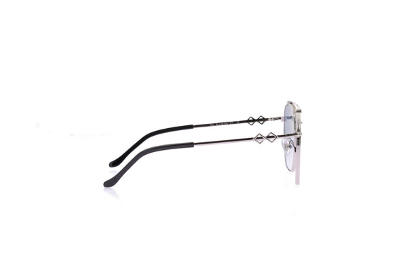Lunettes de soleil argentées