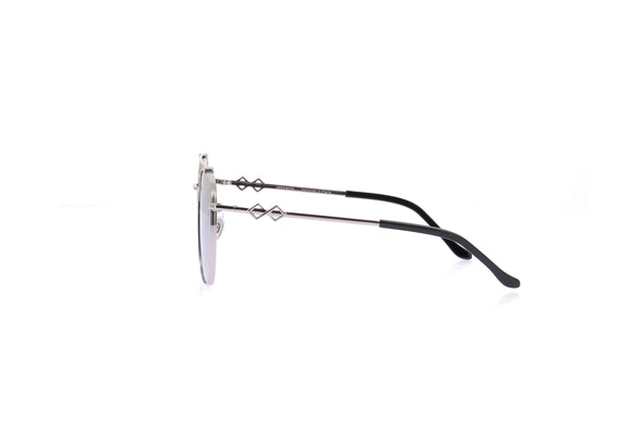Lunettes de soleil argentées