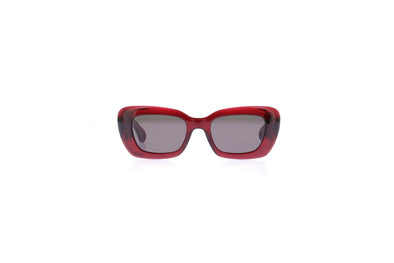 Lunettes de soleil rouges
