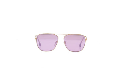 Lunettes de soleil dorées