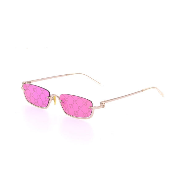 Lunettes de soleil rectangulaire roses