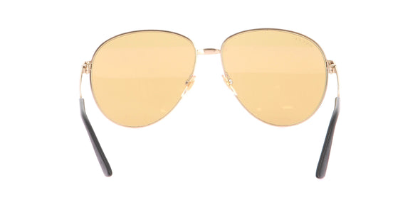 Lunettes de soleil aviateur jaune "GG0138S"