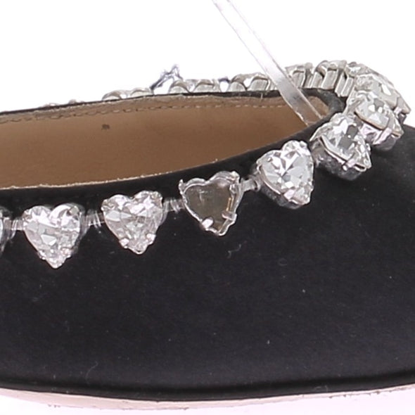 Escarpins noirs à strass