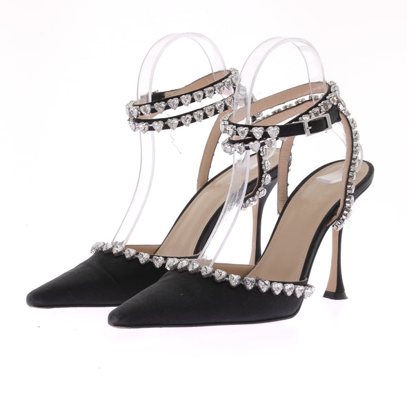 Escarpins noirs à strass