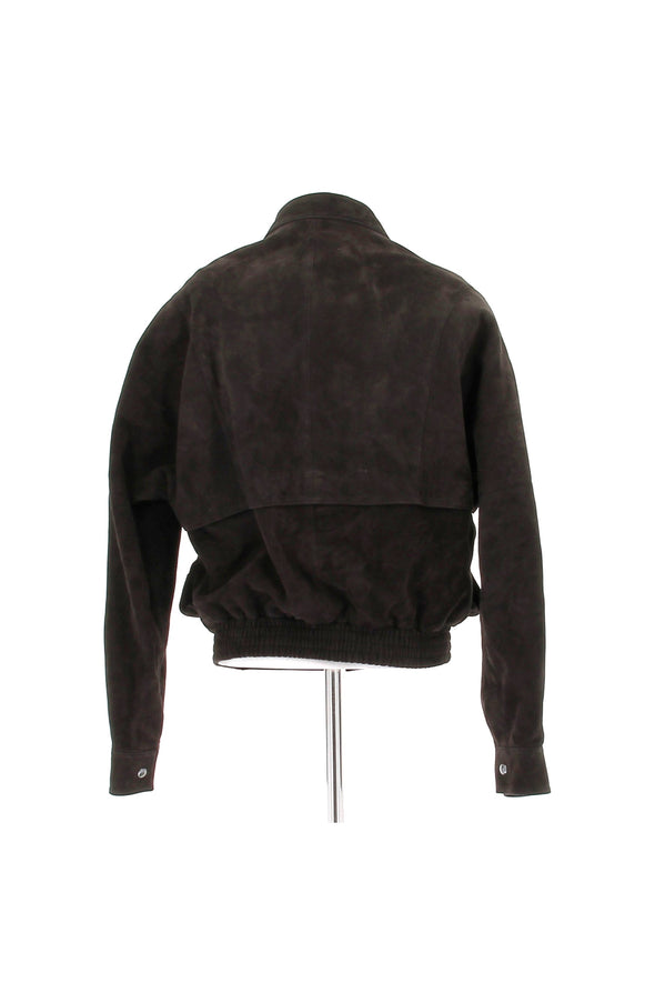 Veste en daim marron