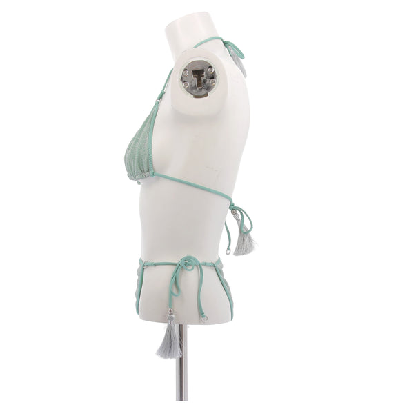 Maillot de bain deux-pièces turquoise