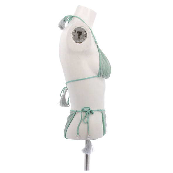 Maillot de bain deux-pièces turquoise