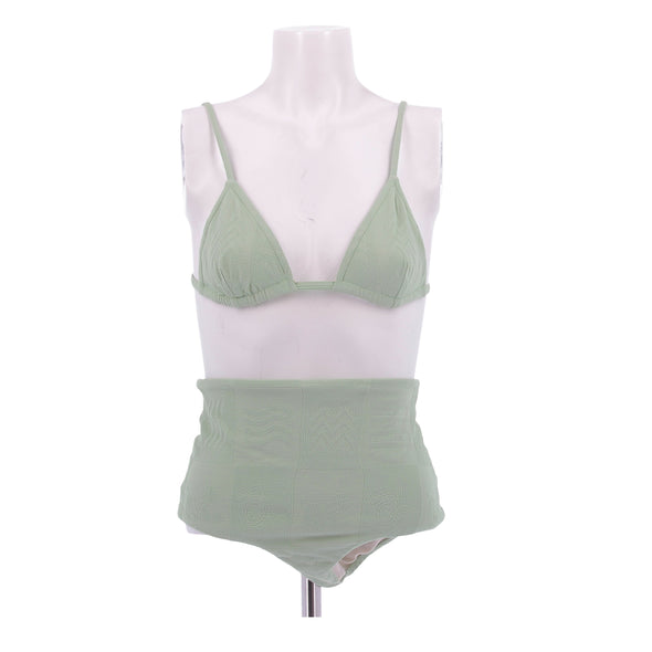 Maillot de bain deux-pièces vert