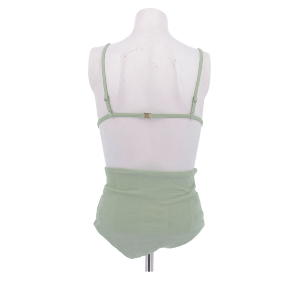 Maillot de bain deux-pièces vert