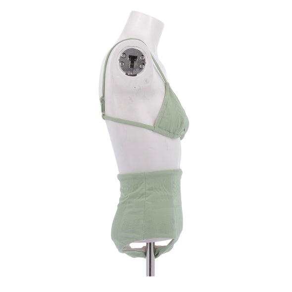 Maillot de bain deux-pièces vert