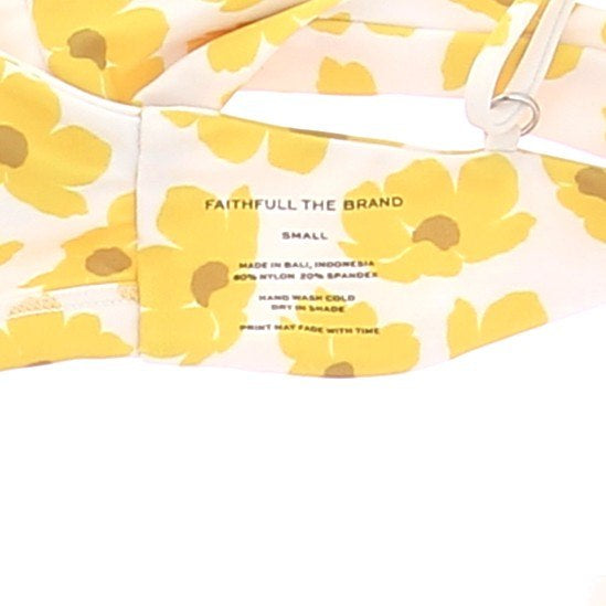 Maillot de bain deux pièces jaune