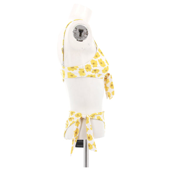 Maillot de bain deux pièces jaune