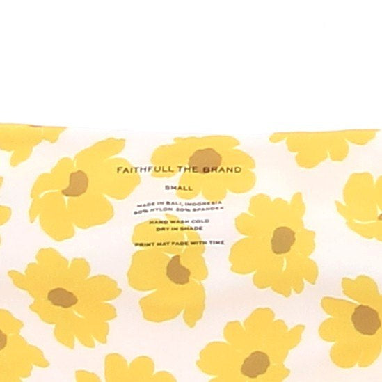 Maillot de bain deux pièces jaune