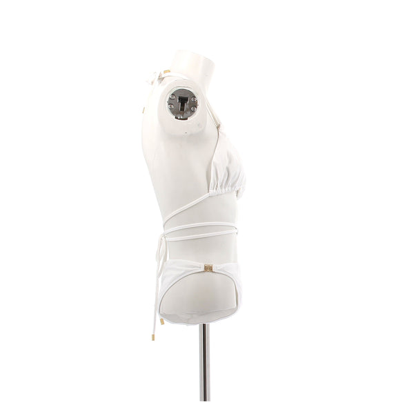 Maillot de bain deux pièces blanc
