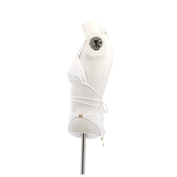 Maillot de bain deux pièces blanc