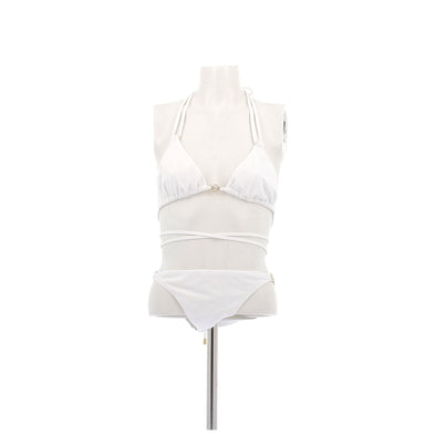 Maillot de bain deux pièces blanc