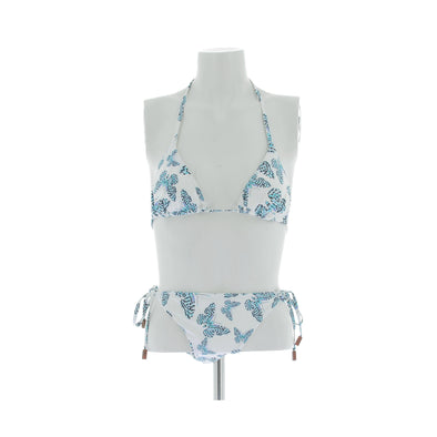 Maillot de bain deux pièces bicolore