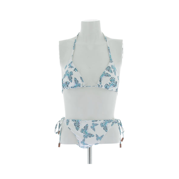 Maillot de bain deux pièces bicolore