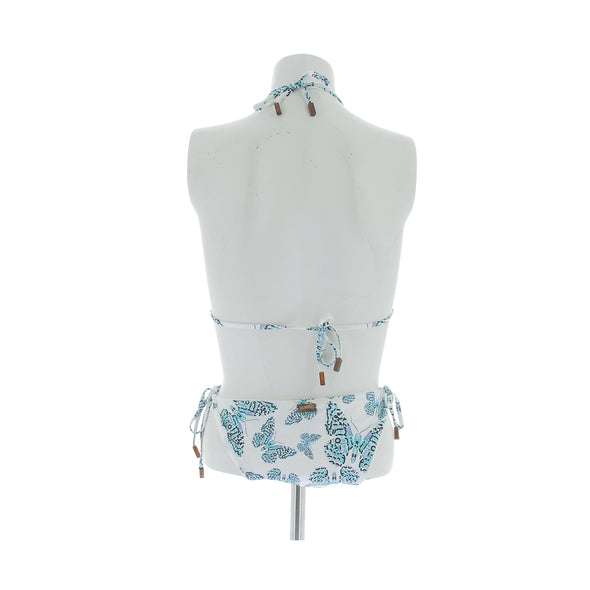 Maillot de bain deux pièces bicolore