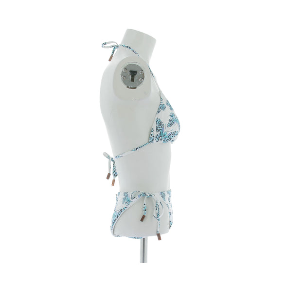 Maillot de bain deux pièces bicolore