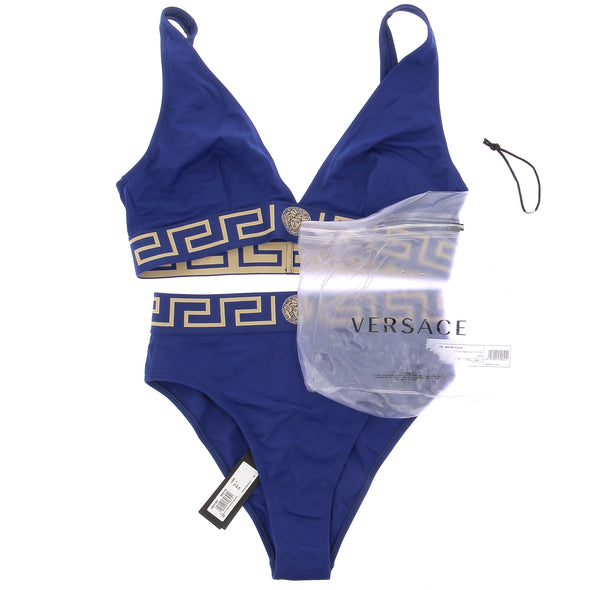Maillot de bain deux pièces bleu