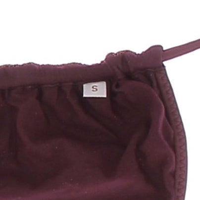 Maillot de bain deux-pièces bordeaux