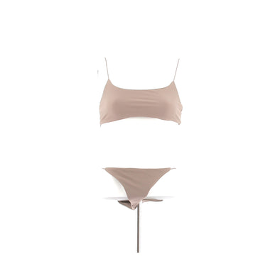 Maillot de bain deux pièces marron