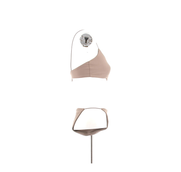 Maillot de bain deux pièces marron