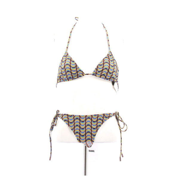 Maillot de bain 2 pièces multicolore
