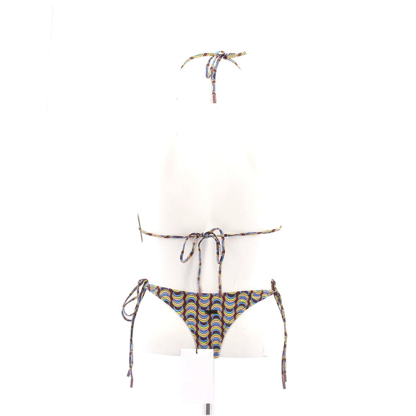 Maillot de bain 2 pièces multicolore