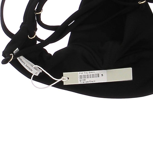 Maillot de bain noir 2 pièces "For you bikini"