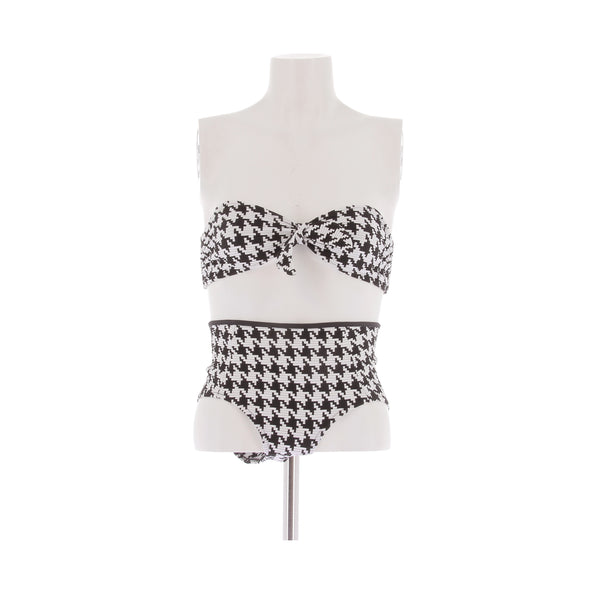 Maillot de bain deux pièces bicolore