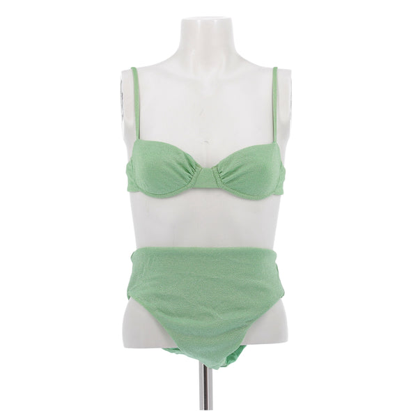 Maillot de bain deux-pièces vert