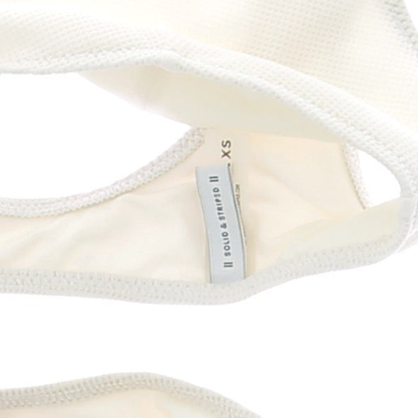 Maillot de bain 2 pièces blanc