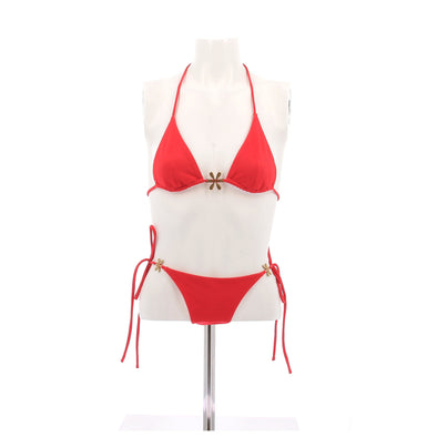 Maillot de bain deux pièces rouge