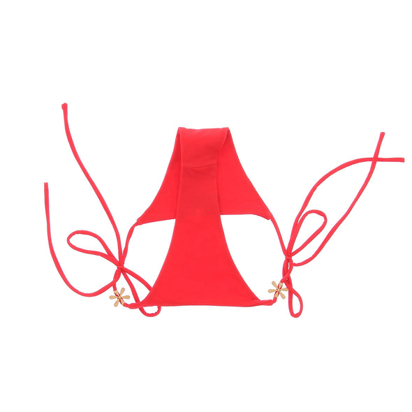 Maillot de bain deux pièces rouge