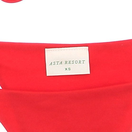 Maillot de bain deux pièces rouge