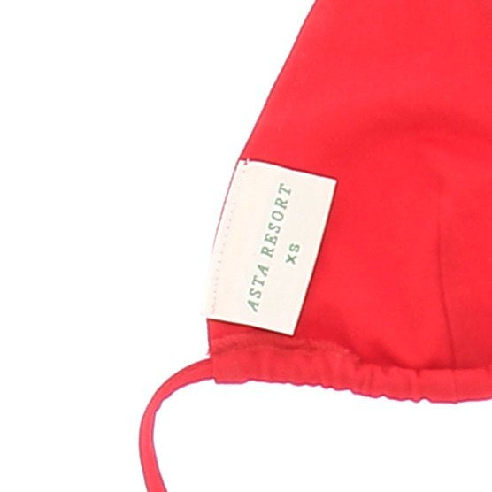 Maillot de bain deux pièces rouge