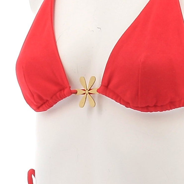 Maillot de bain deux pièces rouge