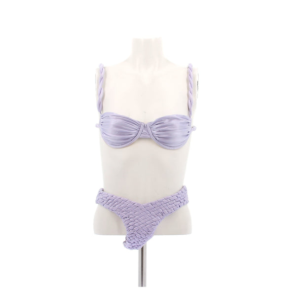 Maillot de bain deux pièces mauve