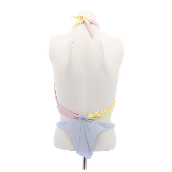 Maillot de bain une pièce tricolore