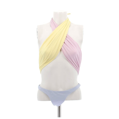 Maillot de bain une pièce tricolore