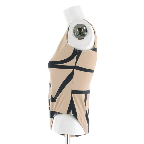 Maillot de bain une pièce bicolore