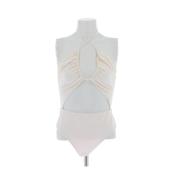 Maillot de bain une pièce crème