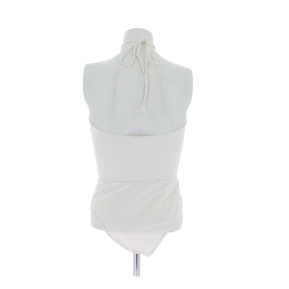 Maillot de bain une pièce crème