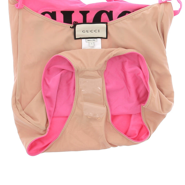 Maillot de bain une pièce rose