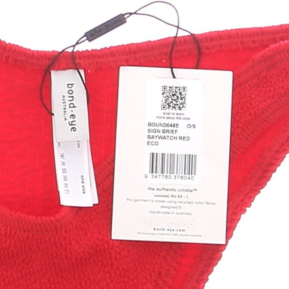 Maillot de bain deux pièces rouge