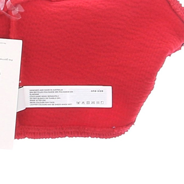 Maillot de bain deux pièces rouge